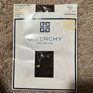Givenchy Ref 265 French Lycra Sheer to waist PantyHose NWT 20 deniers